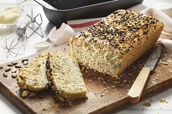 Seeded Almond Flour Loaf – Rachelle Béry